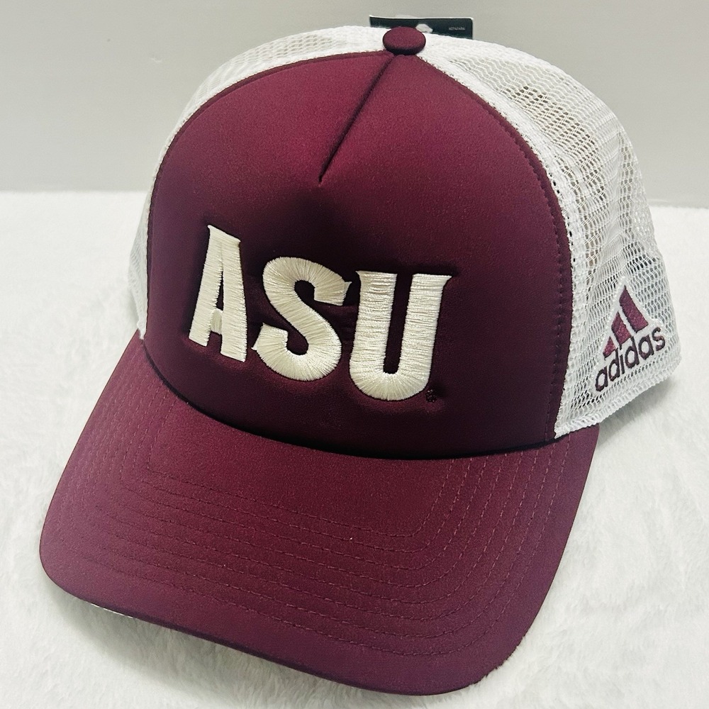 Adidas Arizona State Sun Devils Icon A-Frame Hat Cap Adjustable Maroon NCAA